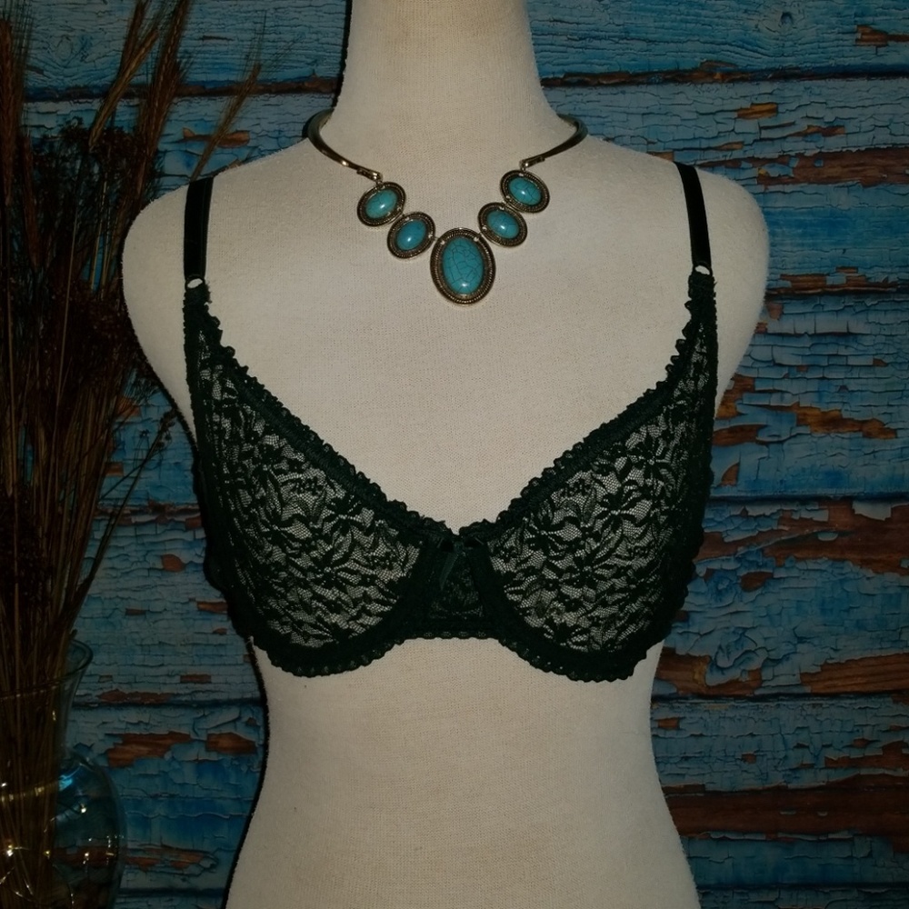 Unlined Lace Bra 38C